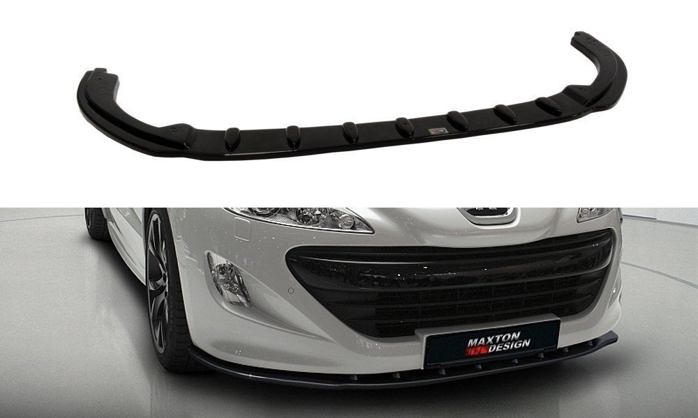 Front Ansatz V.1 für PEUGEOT RCZ schwarz Hochglanz
