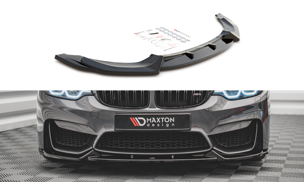 Front Ansatz für BMW M4 F82 Carbon Look