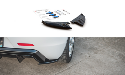 Heck Ansatz Flaps Diffusor V.3 für Alfa Romeo Giulietta Facelift schwarz matt