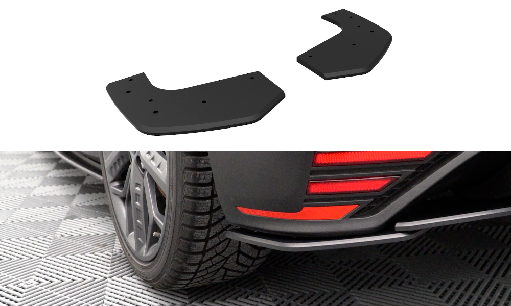 Street Pro Heck Ansatz Flaps Diffusor für Hyundai I20 N Mk3