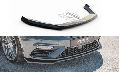 Front Ansatz V.7 für Seat Leon Cupra / FR Mk3 FL Carbon Look