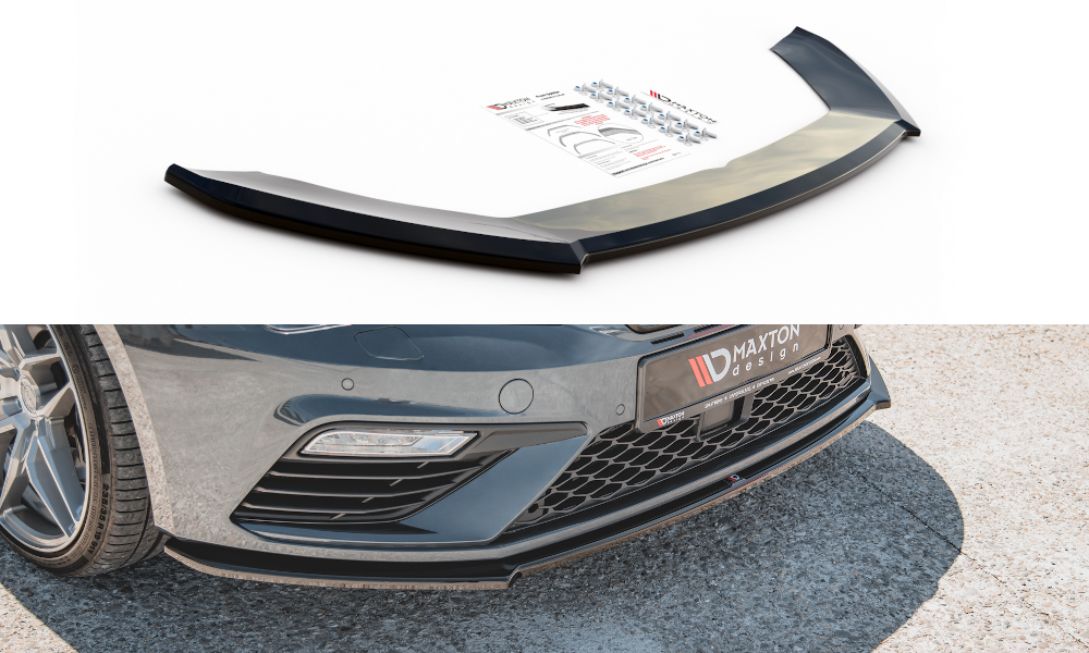 Front Ansatz V.4 für Seat Leon Cupra / FR Mk3 FL Carbon Look