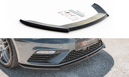 Front Ansatz V.4 für Seat Leon Cupra / FR Mk3 FL Carbon Look