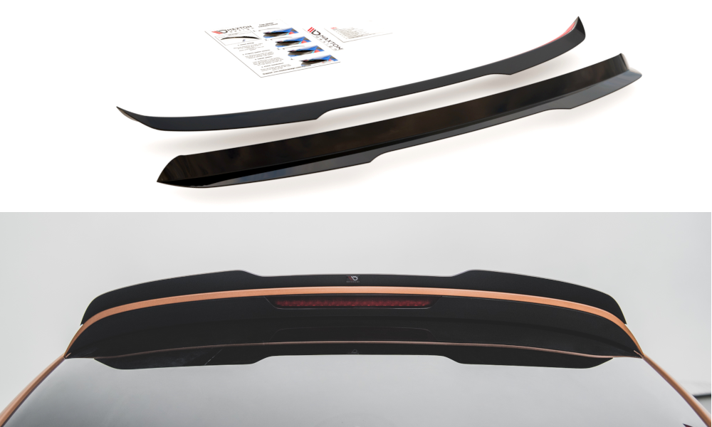 Spoiler CAP für Audi Q7 S-Line Mk.1 schwarz matt