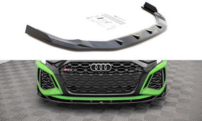 Front Ansatz V.2 für Audi RS3 8Y schwarz Hochglanz