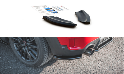 Heck Ansatz Flaps Diffusor für Mini Countryman Mk2 F60 JCW Carbon Look