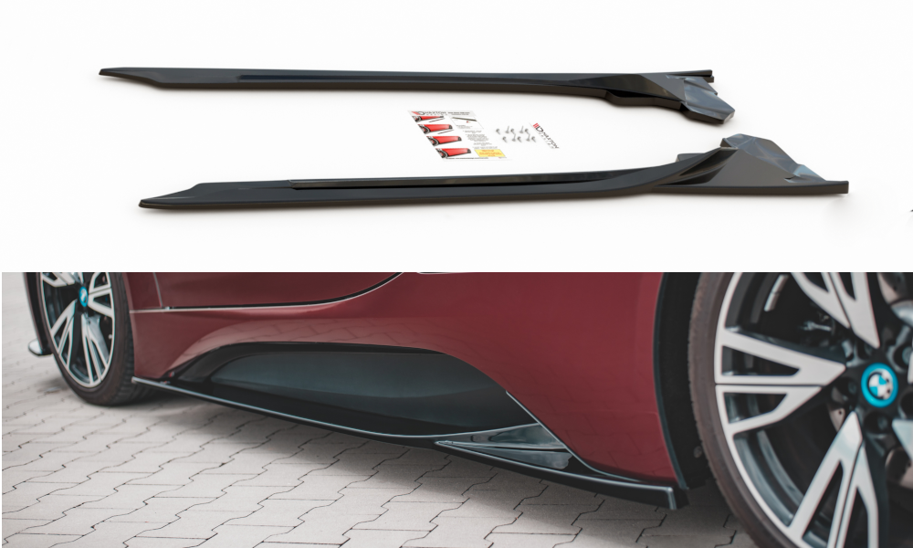 Seitenschweller Ansatz für BMW i8 Carbon Look