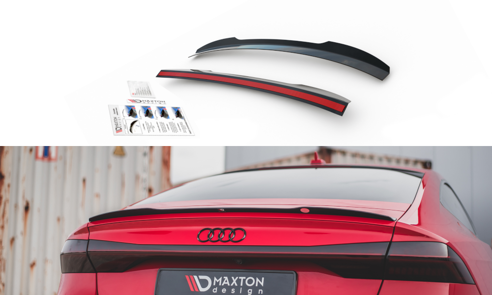 Spoiler CAP für Audi A7 C8 / C8 S-Line / S7 C8 / RS7 C8 Carbon Look