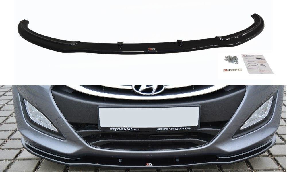 Front Ansatz für Hyundai i30 mk.2 schwarz matt