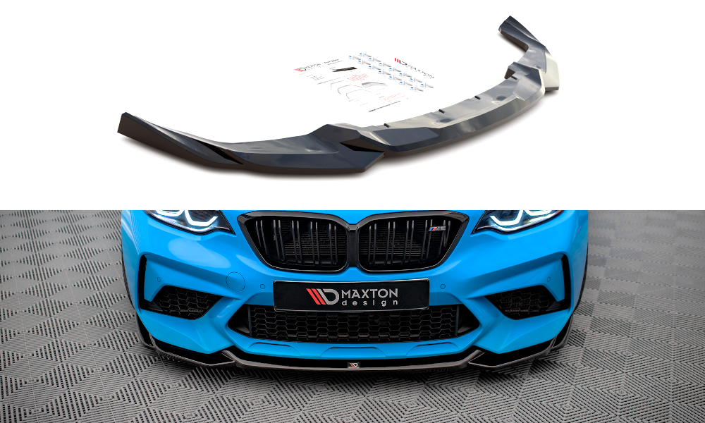 Front Ansatz V.1 für BMW M2 Competition F87 schwarz matt