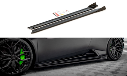 Seitenschweller Ansatz für Lamborghini Huracan EVO Carbon Look