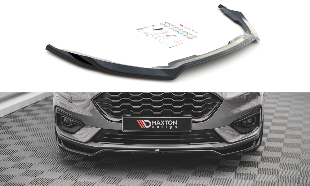 Front Ansatz V.1 für Ford Mondeo ST-Line Mk5 Facelift schwarz matt