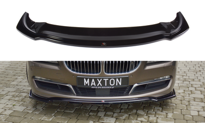 Front Ansatz für BMW 6er GRAN COUPÉ schwarz Hochglanz