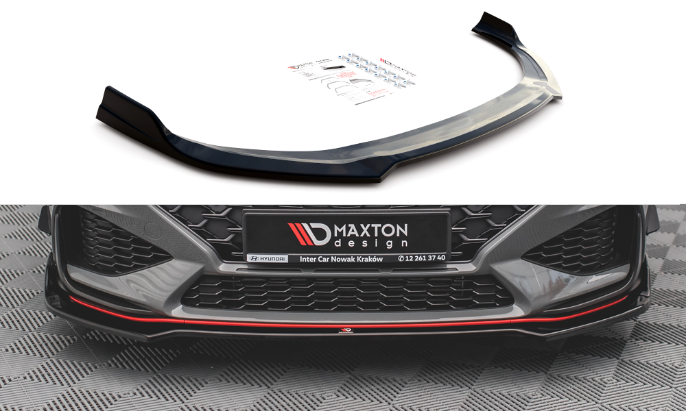 Front Ansatz V.3 für Hyundai I30 N Hatchback/Fastback Mk3 Facelift Carbon Look