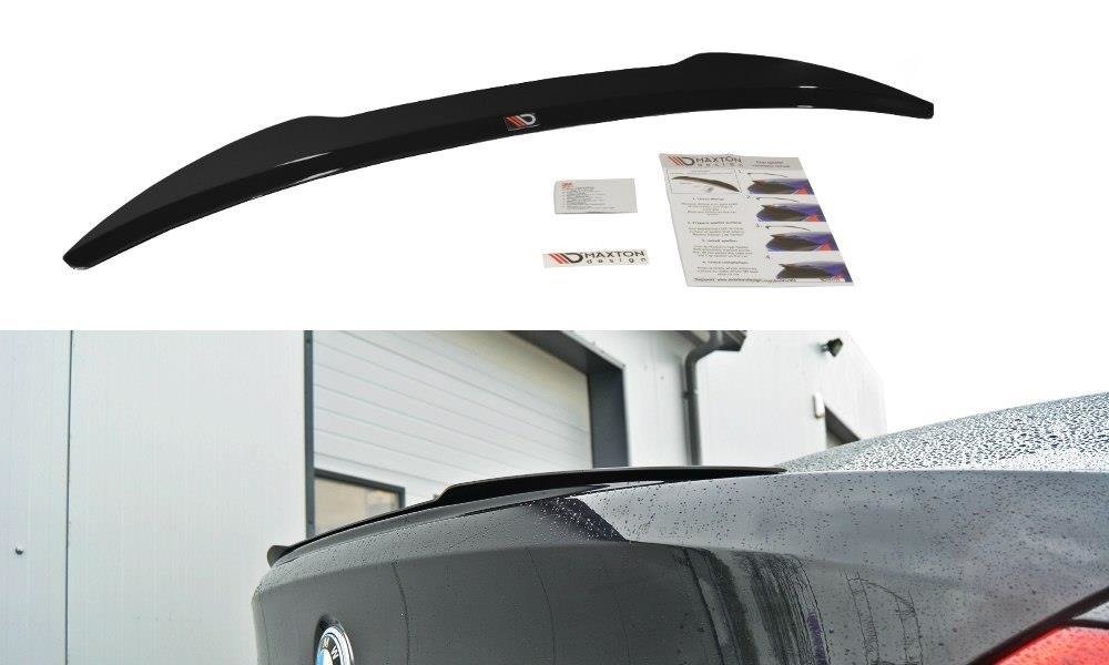 Spoiler CAP für BMW M6 E63 schwarz Hochglanz