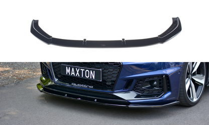 Front Ansatz V.1 für Audi RS4 B9 schwarz Hochglanz