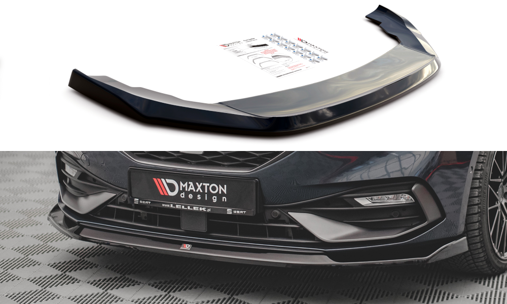 Front Ansatz V.3 für Seat Leon FR Mk4 schwarz matt