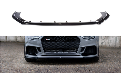 Front Ansatz V.2 für Audi RS3 8V FL Limousine schwarz matt