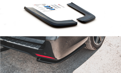 Heck Ansatz Flaps Diffusor V.1 für Mercedes-Benz V-Klasse AMG-Line W447 Facelift Carbon Look