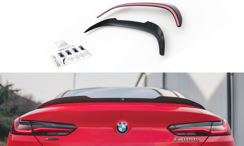 Spoiler CAP für BMW 8 Coupe M-Paket G15 Carbon Look