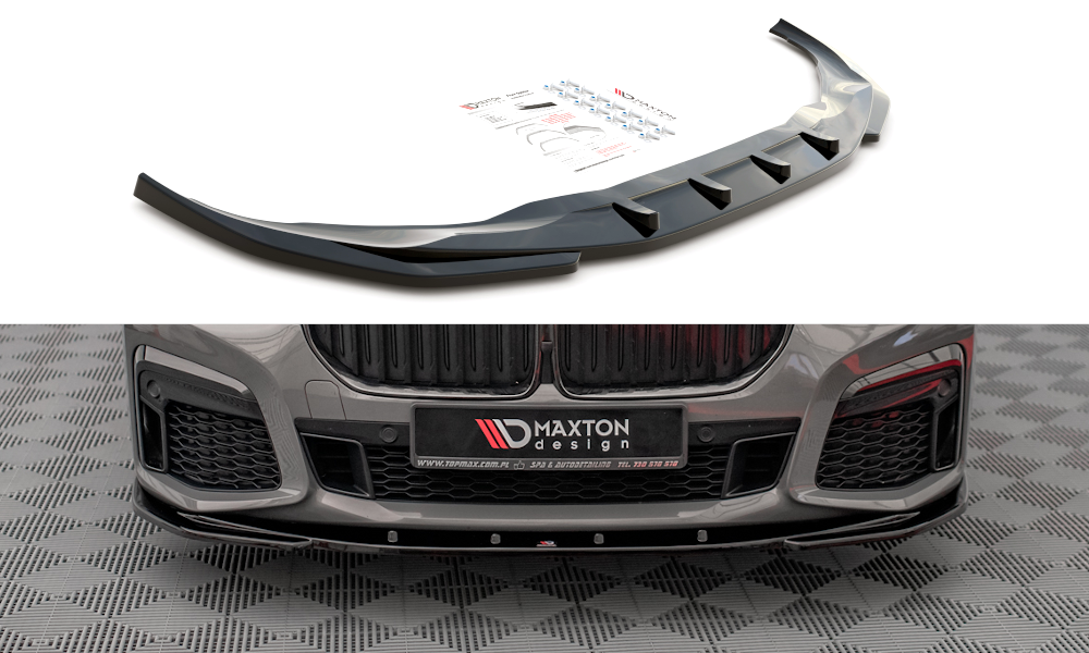 Front Ansatz V.1 für BMW 7 G11 M-Paket Facelift Carbon Look