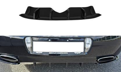 Diffusor Heck Ansatz für BENTLEY CONTINENTAL GT schwarz matt