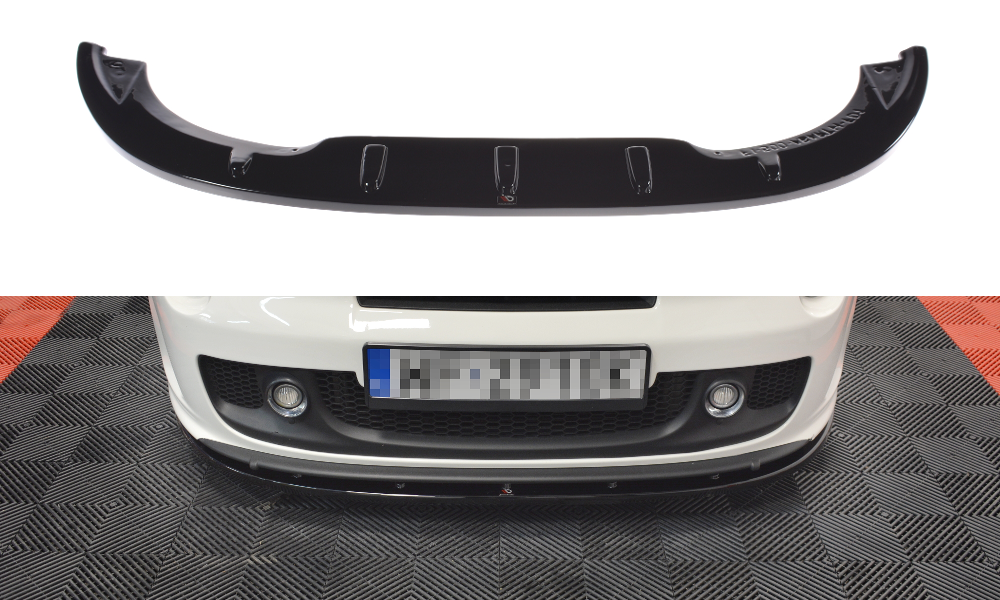 Front Ansatz für FIAT 500 ABARTH MK1  schwarz matt