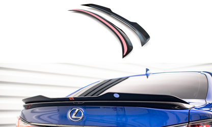 Spoiler CAP für Lexus GS F Mk4 Facelift schwarz matt