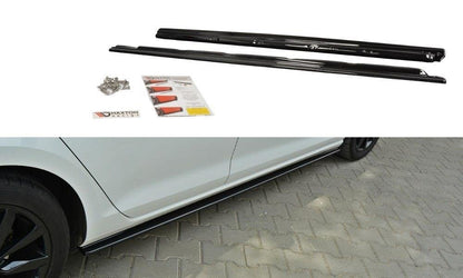 Seitenschweller Ansatz für VW Golf Mk7 Standard schwarz matt