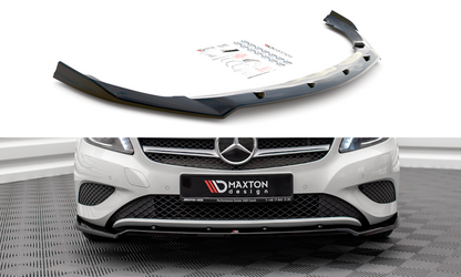 Front Ansatz V.2 für Mercedes-Benz A W176 schwarz Hochglanz