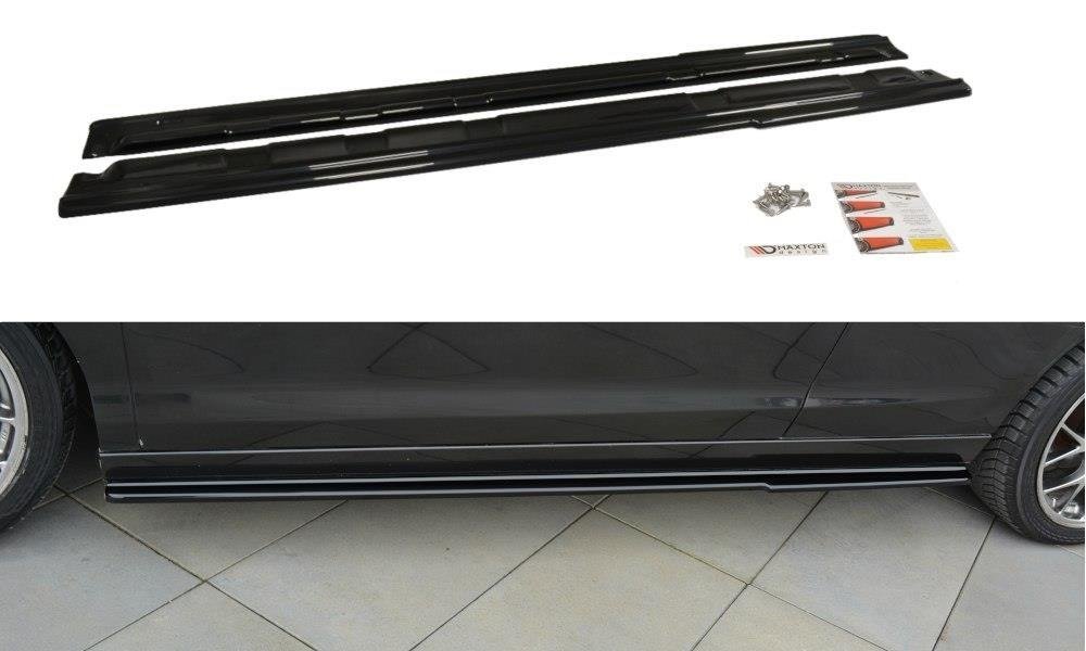 Seitenschweller Ansatz für Renault Laguna mk 3 Coupe Carbon Look