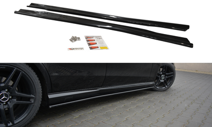 Seitenschweller Ansatz für Mercedes E63 AMG W212  Carbon Look