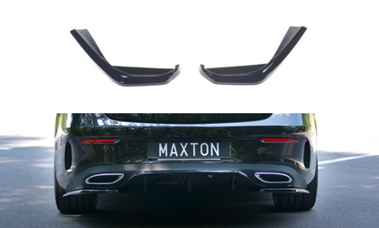 Heck Ansatz Flaps Diffusor für Mercedes-Benz E-Klasse W213 Coupe(C238) AMG-Line schwarz matt