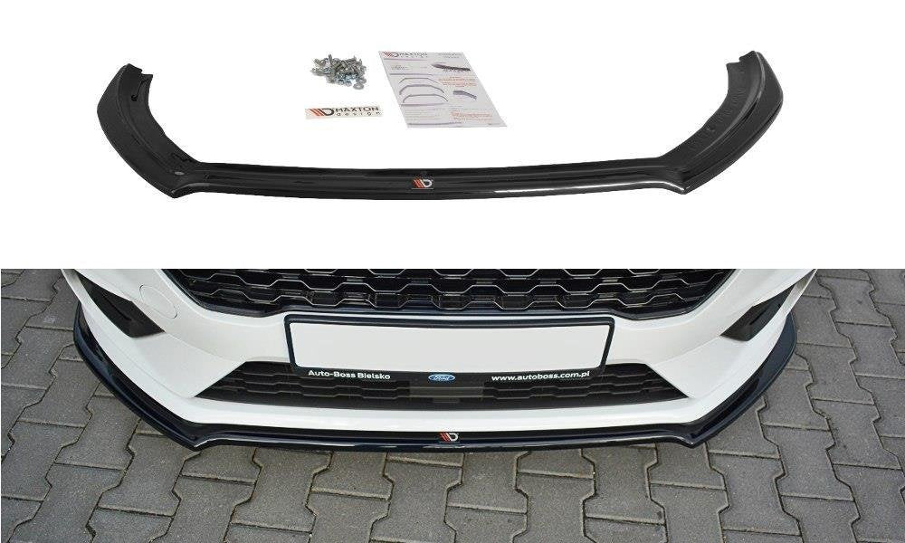 Front Ansatz V.1 für Ford Fiesta Mk8 ST / ST-Line schwarz Hochglanz