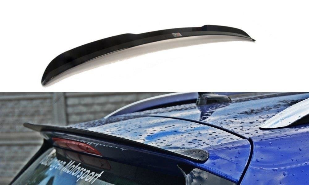 Spoiler CAP für VW Golf 7 / 7 Facelift R / R-Line Kombi Carbon Look