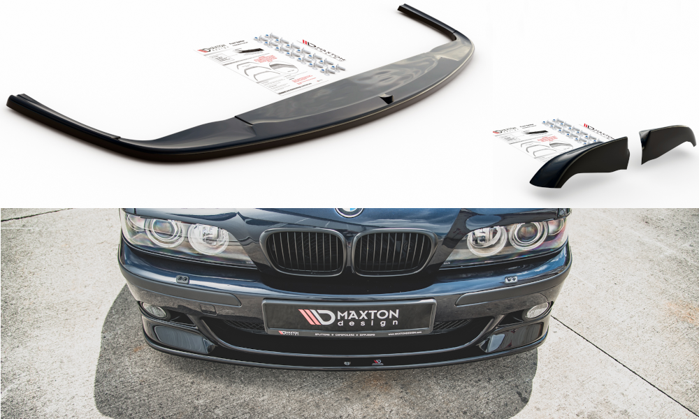 Front Ansatz für Seite + Front Ansatz für  BMW M5 E39 schwarz Hochglanz