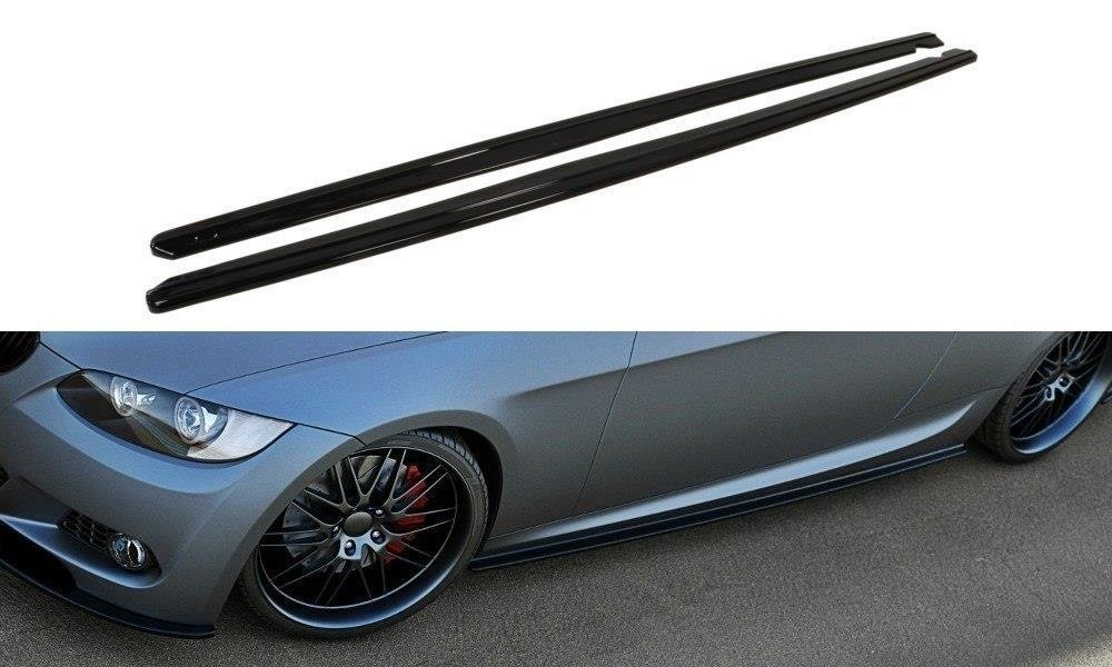 Seitenschweller Ansatz für BMW 3er E92 M Paket Carbon Look