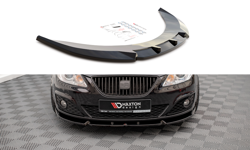 Front Ansatz V.1 für Seat Exeo schwarz Hochglanz