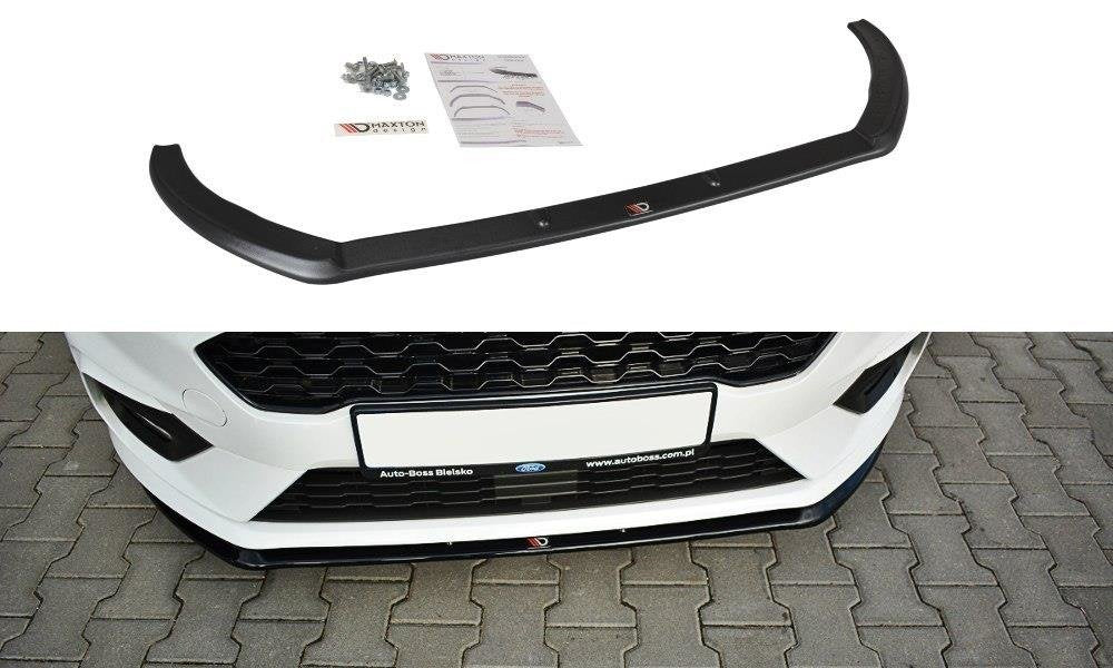 Front Ansatz V.3 für Ford Fiesta Mk8 ST / ST-Line schwarz Hochglanz