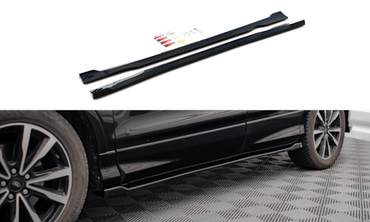 Seitenschweller Ansatz für Ford Escape ST-Line Mk3 Carbon Look