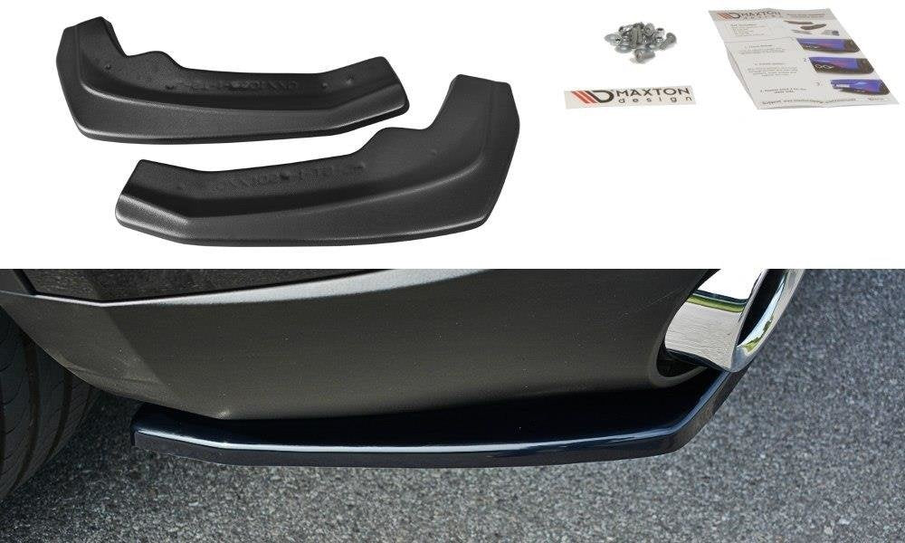 Heck Ansatz Flaps Diffusor für Alfa Romeo Stelvio schwarz matt