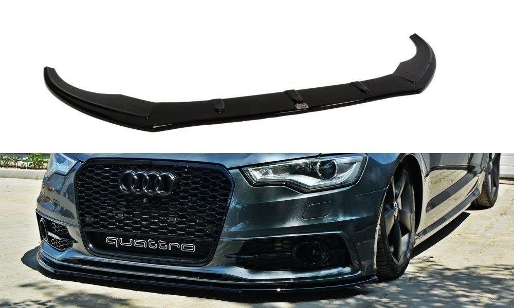 Front Ansatz V.1 für Audi S6 / A6 S-Line C7 schwarz matt
