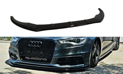 Front Ansatz V.1 für Audi S6 / A6 S-Line C7 schwarz matt