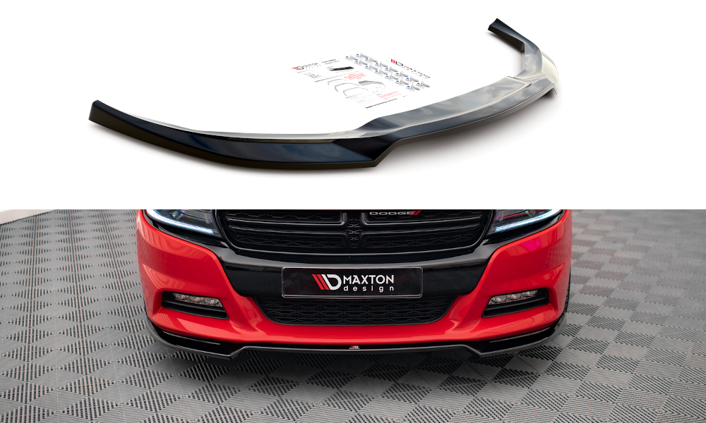Front Ansatz V.2 für Dodge Charger RT Mk7 Facelift Carbon Look