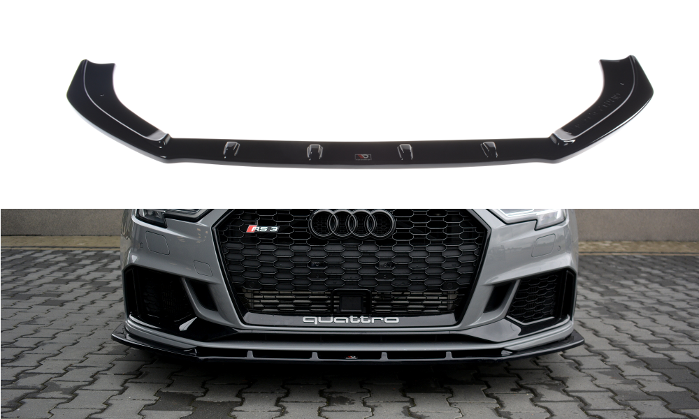 Front Ansatz V.1 für Audi RS3 8V FL Limousine Carbon Look