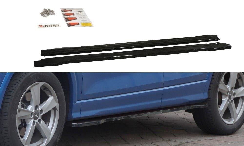 Seitenschweller Ansatz für Audi Q2 Mk.1 Carbon Look