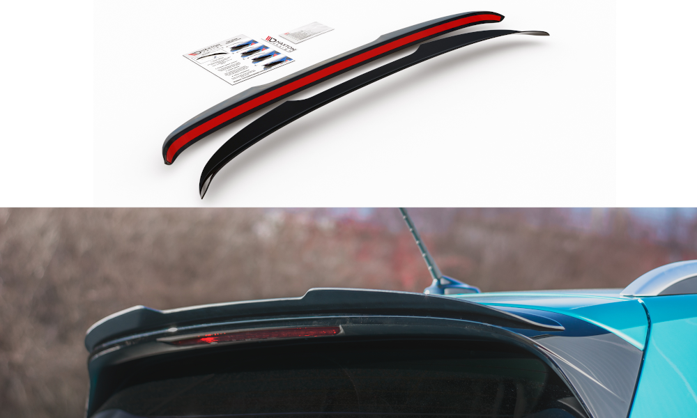 Spoiler CAP für Volkswagen T-Cross Carbon Look