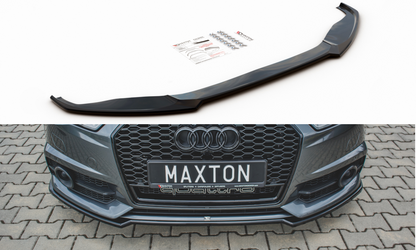 Front Ansatz für Audi S6 / A6 S-Line C7 FL  schwarz matt