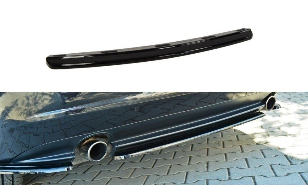 Mittlerer Diffusor Heck Ansatz für ALFA ROMEO 159  schwarz matt