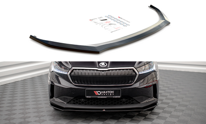 Front Ansatz V.1 für Skoda Enyaq iV schwarz matt